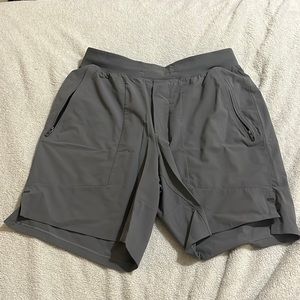 gray lulu lemon men’s shorts